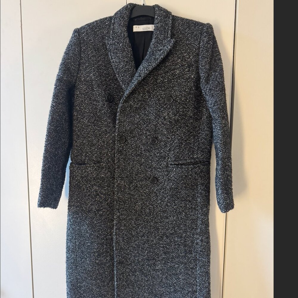 Iro - Wool Blend Nolo Double Breasted Coat Size